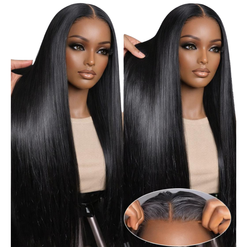 Sleek Leave-Out – Lace Closure Wig 7x5 Glueless