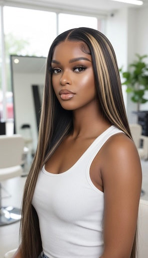 Amber Glow Wear & Go Lace Wig (7x5 Transparent)